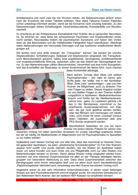 Kontakte 2012 (PDF) - LFS – Liebfrauenschule Geldern