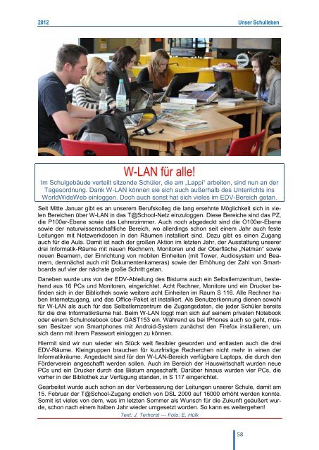 Kontakte 2012 (PDF) - LFS – Liebfrauenschule Geldern