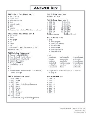 answer key pdf pearson education inc