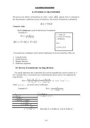 8. inverse z-transform