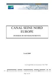 CANAL SEINE NORD EUROPE - Voies navigables de France