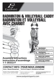 BADMINTON ET VOLLEYBALL AVEC CHARIOT - EastPoint Sports