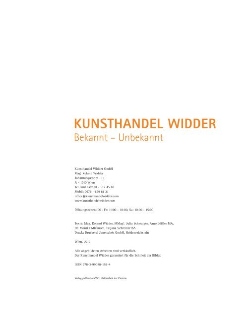 KUNSTHANDEL WIDDER