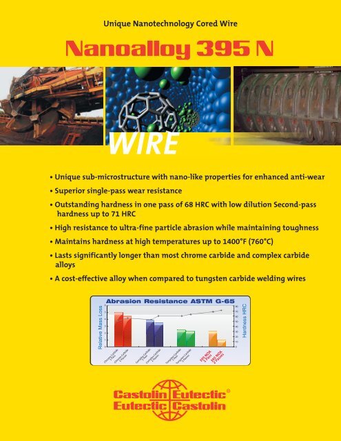 Nanalloy 395 N.indd - Castolin Eutectic