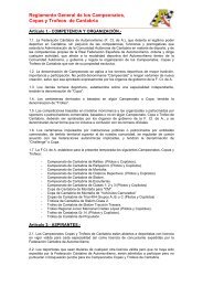 Reglamento General - Rallye Santander Cantabria