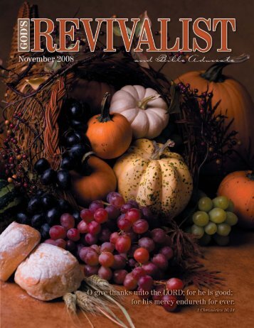 revivalist PDF template - God's Bible School & College