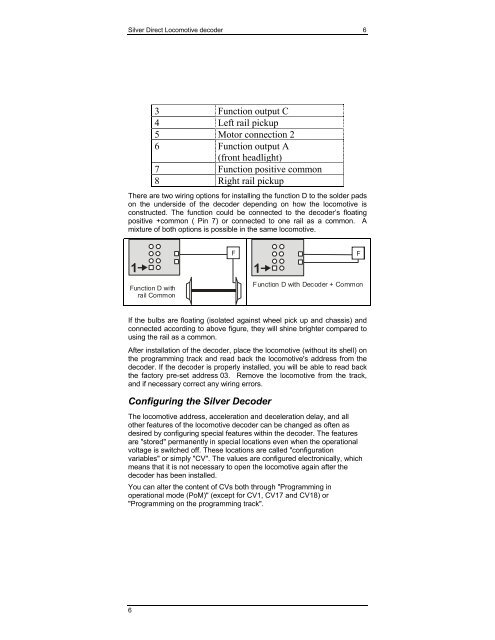 Silver Direct Silent Back EMF DCC Decoder - Lenz USA