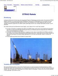 OTRAG Rakete - Die Diskussion