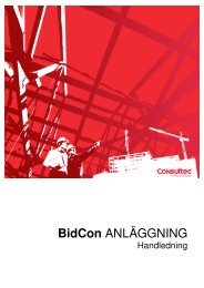 BidCon ANLÄGGNING - Consultec