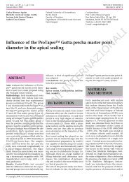 Influence of the ProTaper Gutta-Percha Master Point ... - Dentsply