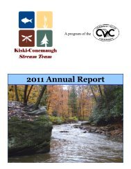 2011 Annual Report - Conemaugh Valley Conservancy