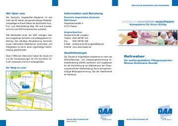 Refresher Pflegeexperten DAA Kassel - Fachgesellschaft Stoma ...