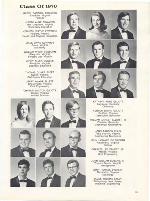 1970 - Virginia Tech