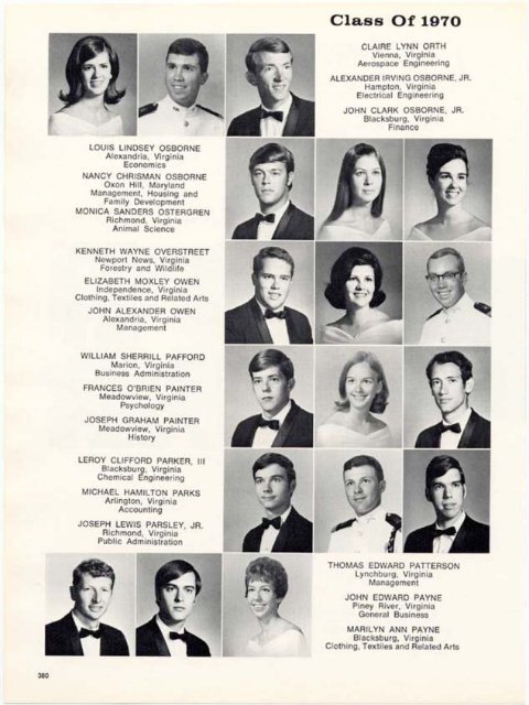 1970 - Virginia Tech