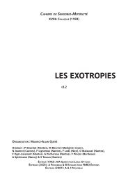 LES EXOTROPIES - Strabisme