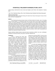 POTENTIALLY MALIGNANT DISORDERS OF ORAL CAVITY - A4add