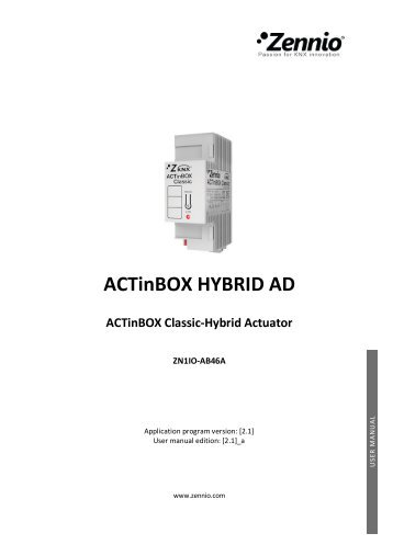 ACTinBOX CLASSIC HYBRID AD - Zennio