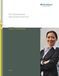 Five Fundamental Data Quality Practices - Pitney Bowes Business ...