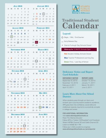 Calendar - Atlanta Public Schools