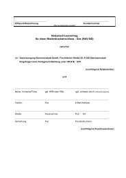 Netzanschlussvertrag für einen Niederdruckanschluss - Gas (NAV ...