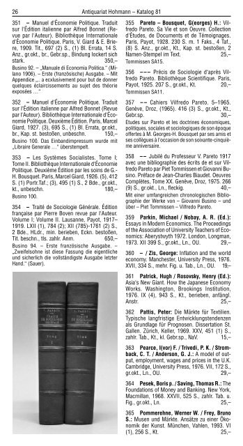 Antiquariat Wilhelm Hohmann - Verband Deutscher Antiquare e.V.