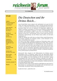 Die Deutschen und ihr Drittes Reich... - Adolf-Reichwein-Verein
