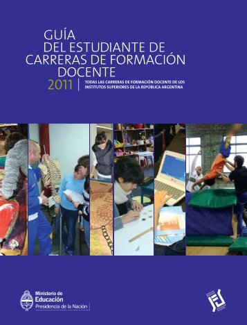 Guía del estudiante 2011 - Cedoc - Instituto Nacional de Formación ...