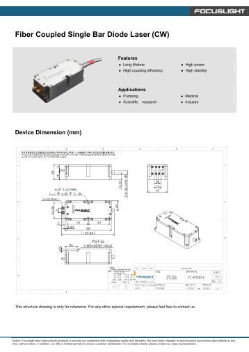 FCSB04-CW Datasheets.pdf - RPMC Lasers