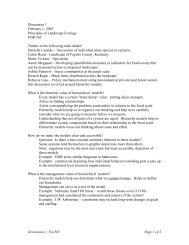 Notes - Forest Landscape Ecology Lab, University of Wisconsin ...