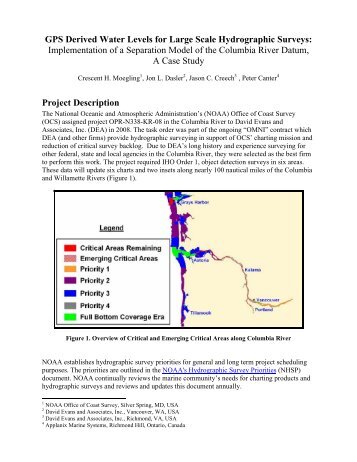 GPS Derived Water Levels for Large Scale Hydrographic Surveys ...