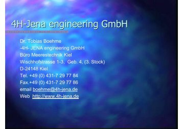 4H-Jena engineering GmbH - BBE Moldaenke GmbH