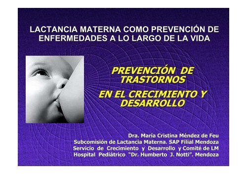 prevenciÃ³n de trastornos en el crecimiento y desarrollo - Filiales