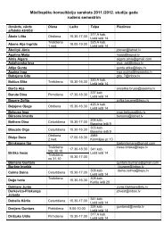 MÄcÄ«bspÄku konsultÄciju saraksts 2011./2012. studiju gada rudens ...