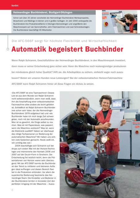 Maschinen, Technik und Roulette Kommen Sie zur ... - Horizon GmbH