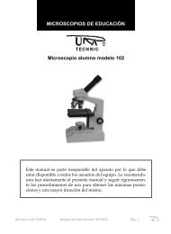 MICROSCOPIOS DE EDUCACIÃN Microscopio alumno ... - Auxilab