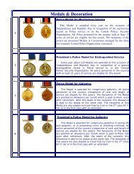 Medals & Decorations - Maharashtra Police