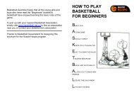 HOW TO PLAY BASKETBALL FOR BEGINNERS