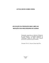 Aplicação da Produção Mais Limpa na Redução dos ... - TECLIM