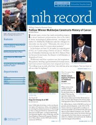 printer friendly version - The NIH Record - National Institutes of Health