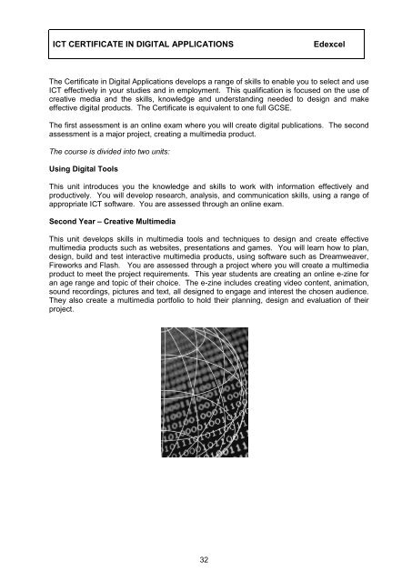 KS4 Options Pathways Booklet 2012-2014 - Pershore High School