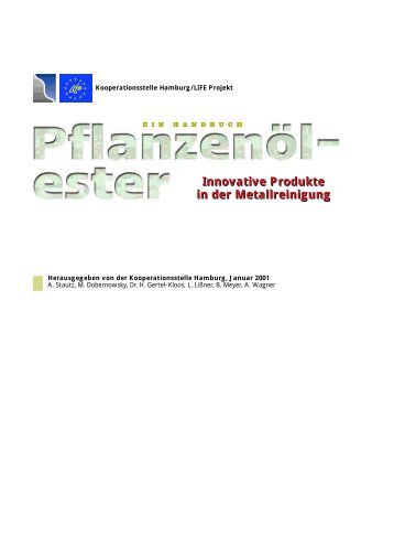 Was sind eigentlich Pflanzenölester? - Kooperationsstelle Hamburg