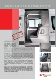 DOUBLE CABIN VOLKSWAGEN CRAFTER - Snoeks