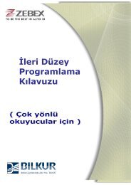 İleri Düzey Programlama Kılavuzu - Barkod Okuyucular