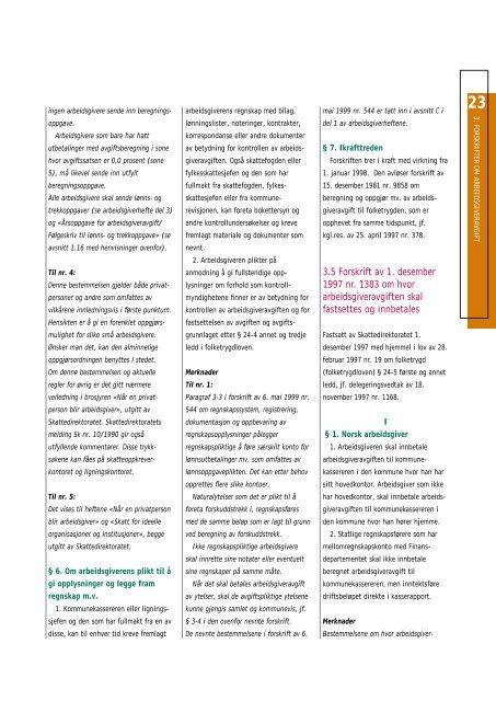 Skattedirektoratets arbeidsgiverhefter - Skatteetaten