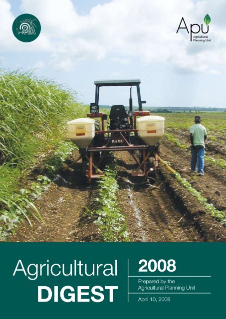 The 2008 Agricultural Digest - Ministry of Agriculture and Rural ...