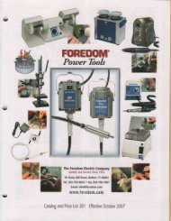 Foredom Catalog - Hewitt-impex.co.uk