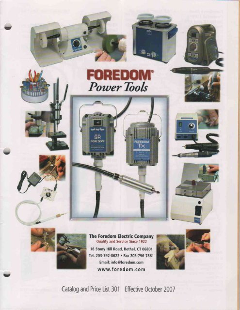 Foredom Electric Co. - We offer maintenance and replacement parts on our  website.  It's a good idea to have a spare shaft,  sheath, set of motor brushes, filter for a dust