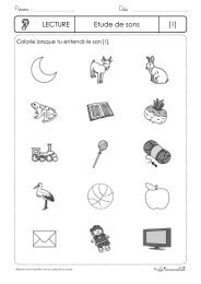 1 LECTURE Etude de sons [r] - Les coccinelles