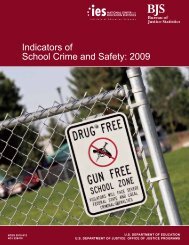 Indicators of School Crime and Safety: 2009 - Bureau of Justice ...