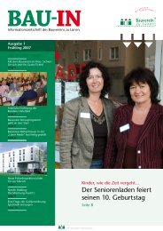 Bau-In Ausgabe 1/2007 - Bauverein zu Lünen